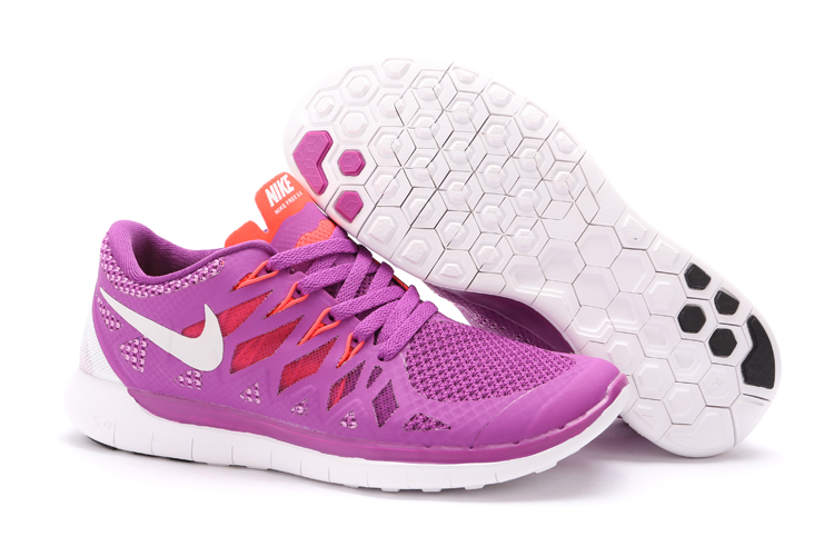 Nouvelle Nike Free 5.0 Femmes Plus Blanc Violet